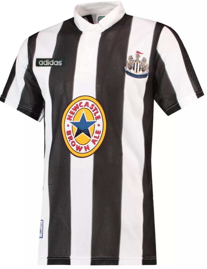 Camisa I Newcastle United 1995 1997 Adidas retro